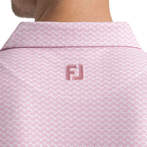 FootJoy Scallop Geo Pique Polo