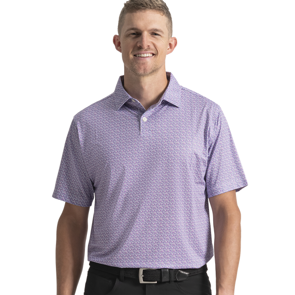FootJoy Floral Mark Lisle Polo