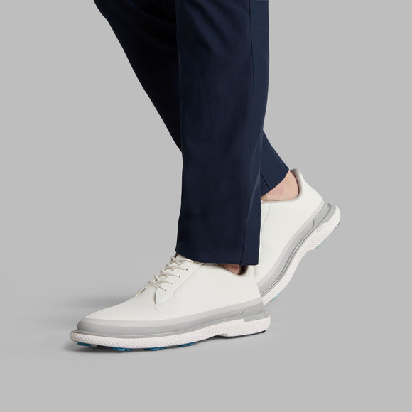 G/Fore Gallivan2R Tuxedo Stripe Shoe - Snow/Nimbus