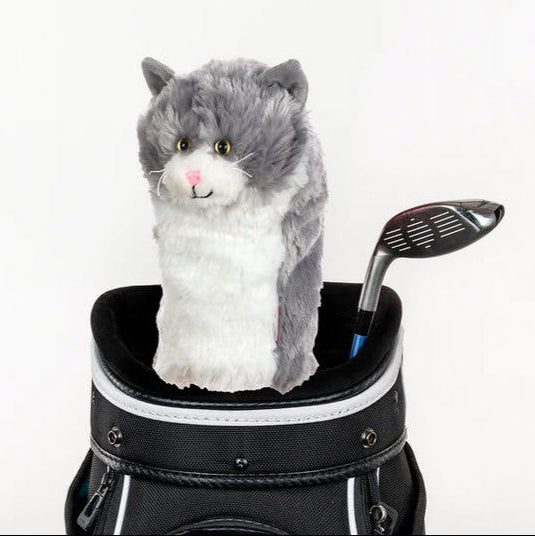 Daphne's Grey White Cat Headcover