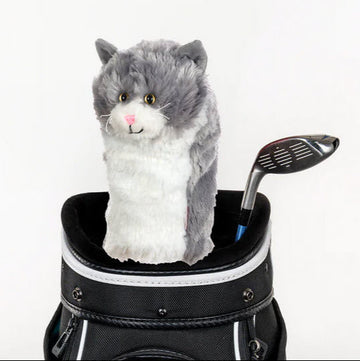 Daphne's Grey White Cat Headcover