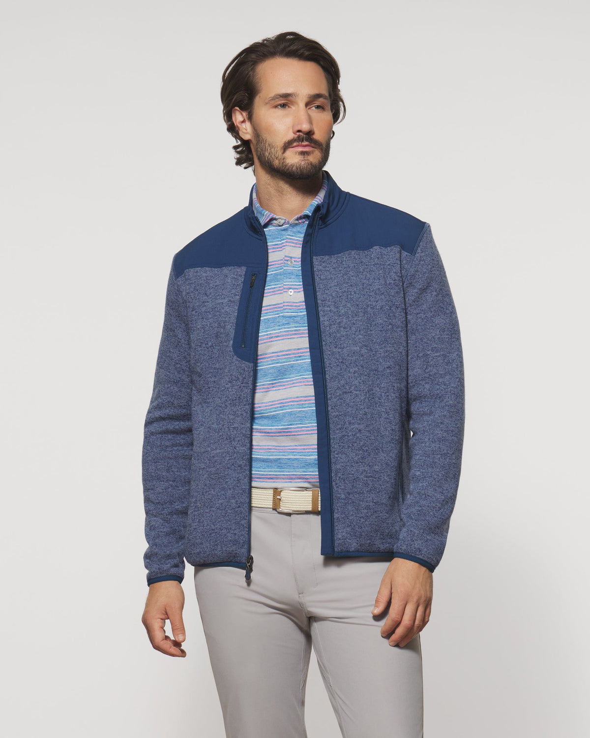 Johnnie-O Arlo Full Zip Fleece Jacket