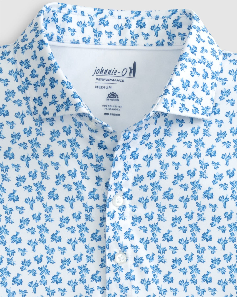 Johnnie-O Vern Printed Jersey Performance Polo