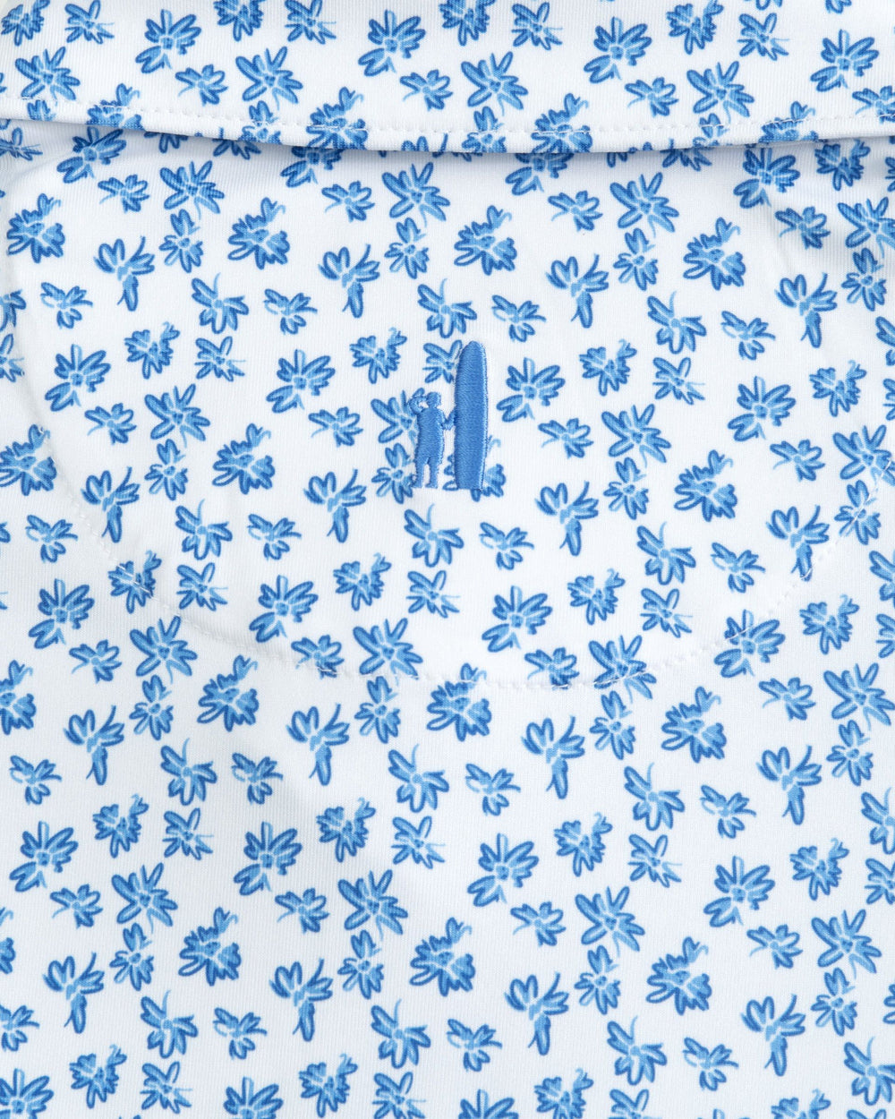 Johnnie-O Vern Printed Jersey Performance Polo - 0
