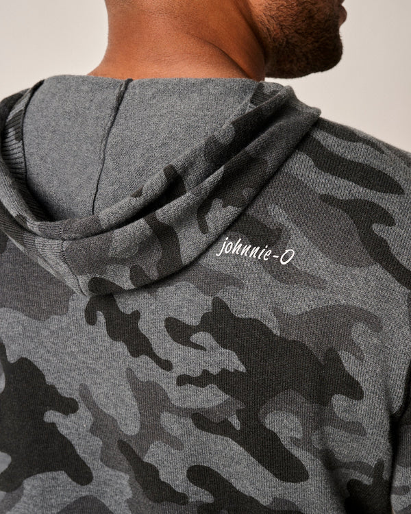 Johnnie-O Neil Cotten Blend Camo Hoodie