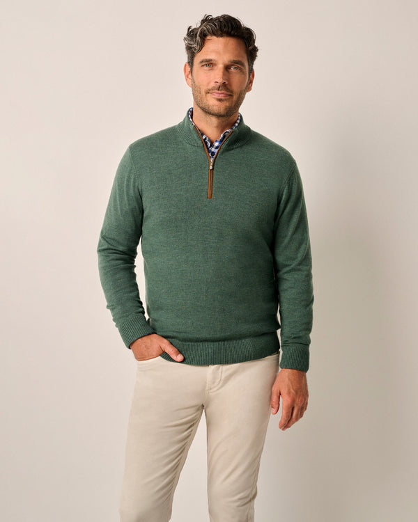 Johnnie-O Raynor Merino 1/4 Zip Sweater