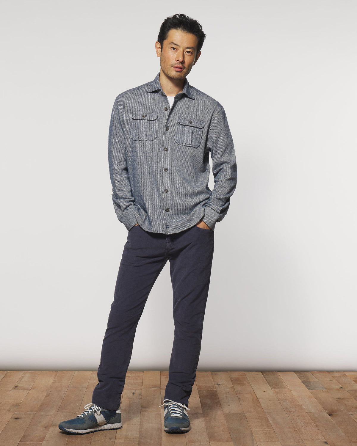 Johnnie-O Carl Stretch Flannel Lodge Shirt