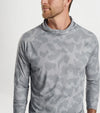 Peter Millar Aurora Windowpane Camo Performance T-Shirt Hoodie