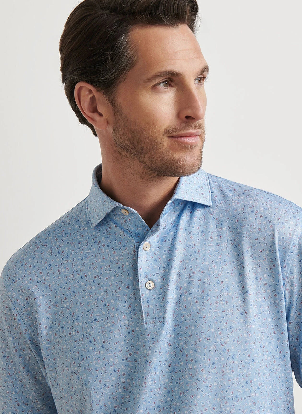 Peter Millar Day of the Dead Performance Jersey Polo