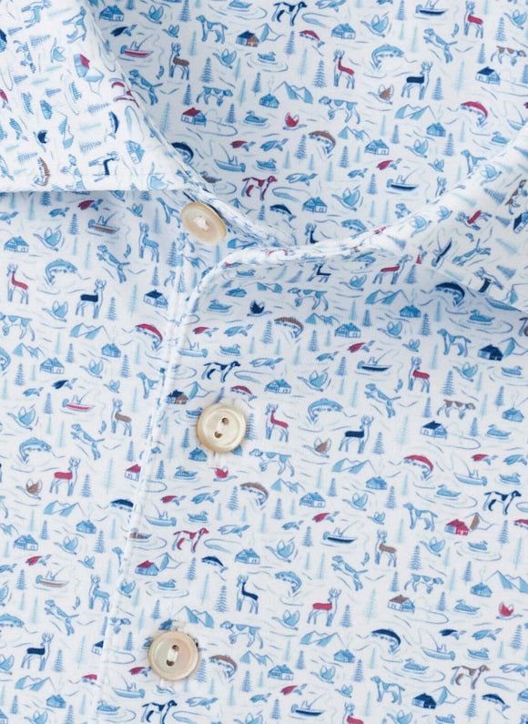 Peter Millar on the Hunt Performance Jersey Polo