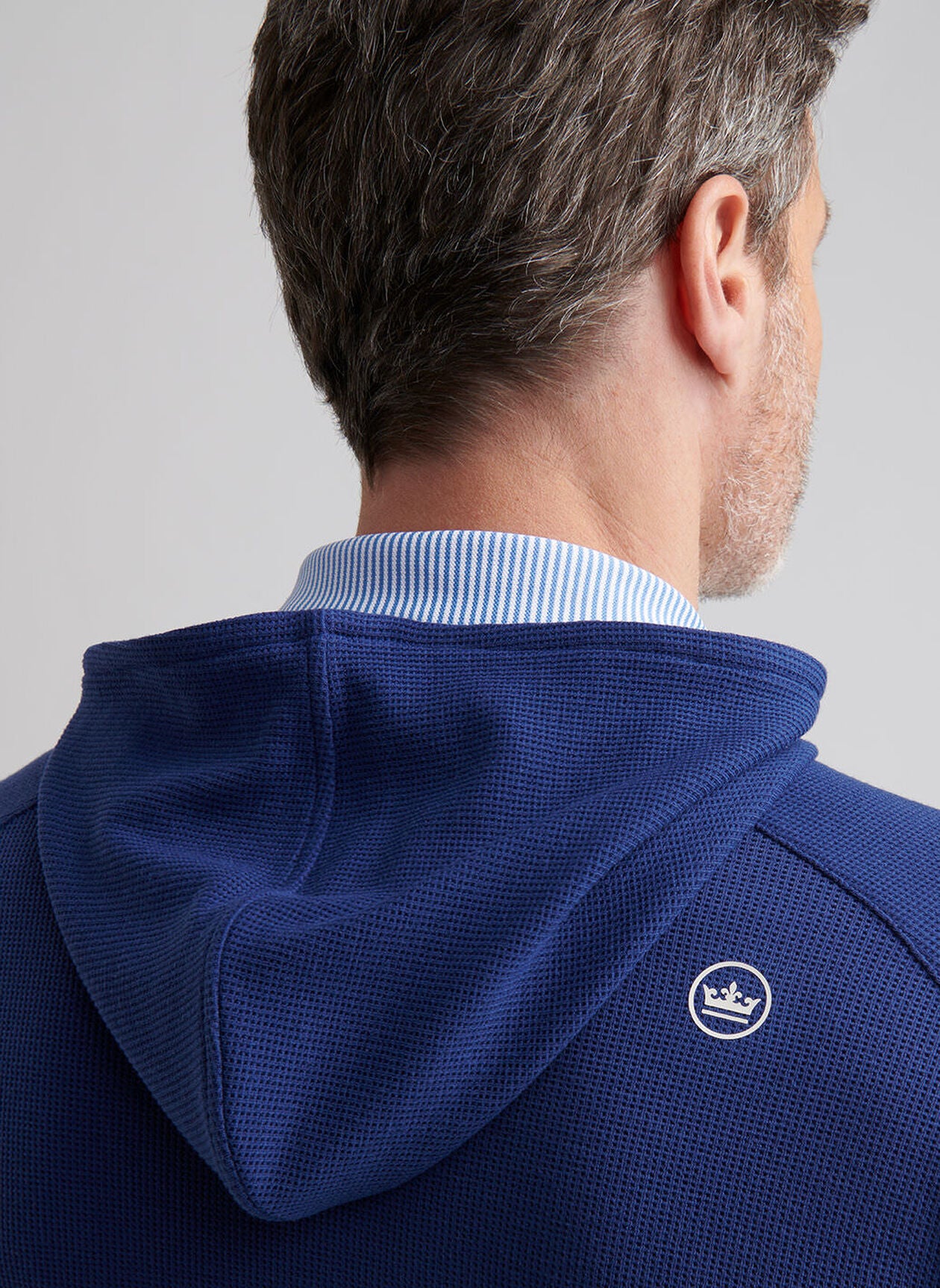Peter Millar Pine Waffle Performance Hoodie