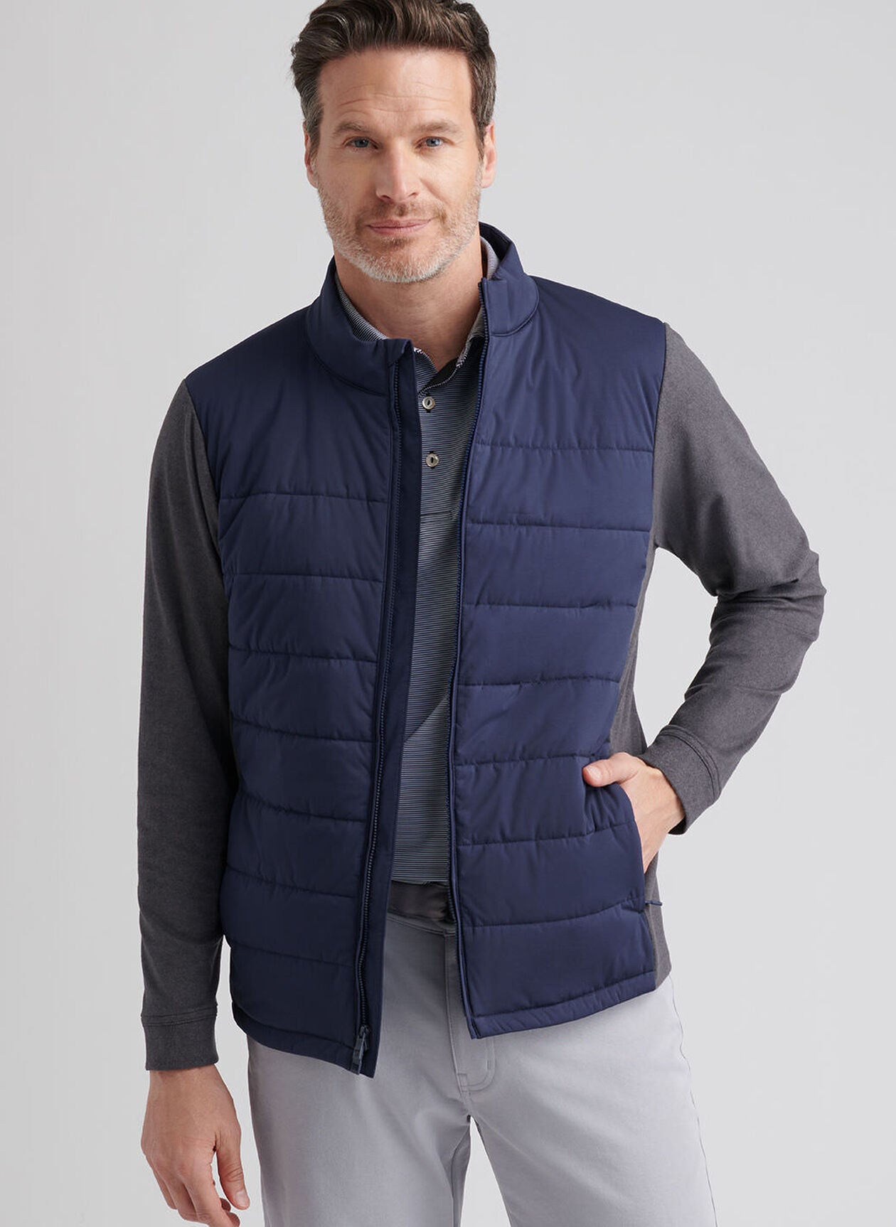 Peter Millar Merge Hybrid Fleece Jacket