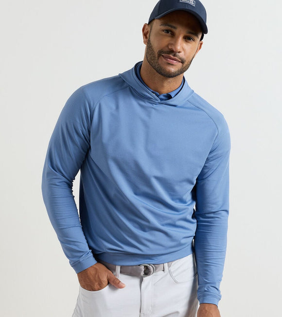 Peter Millar Pine Sugar Stripe Performance Hoodie