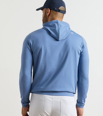 Peter Millar Pine Sugar Stripe Performance Hoodie - 0