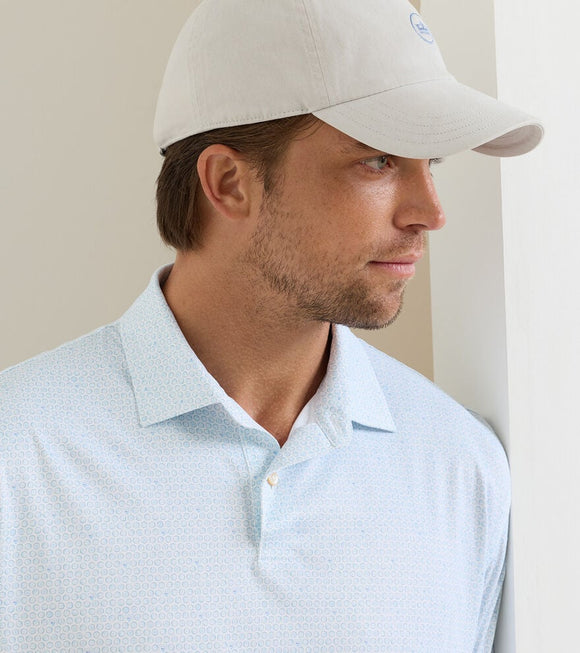 Peter Millar Featherweight Hoops Perfromance Polo