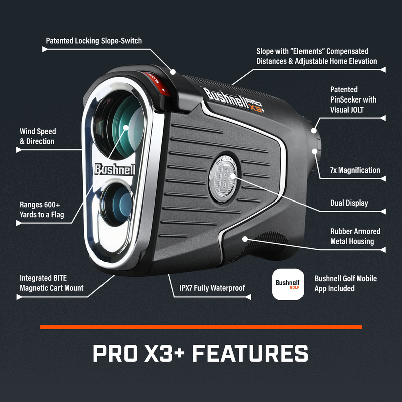 Bushnell Pro X3+ Link Rangefinder | The Golf Shop at Cutten Fields