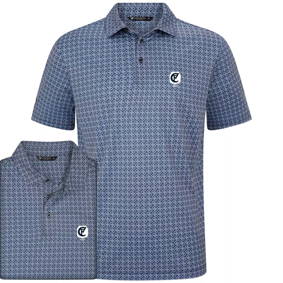 Levelwear Cutten Crested Azure Polo