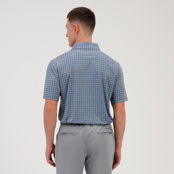 Levelwear Cutten Crested Azure Polo