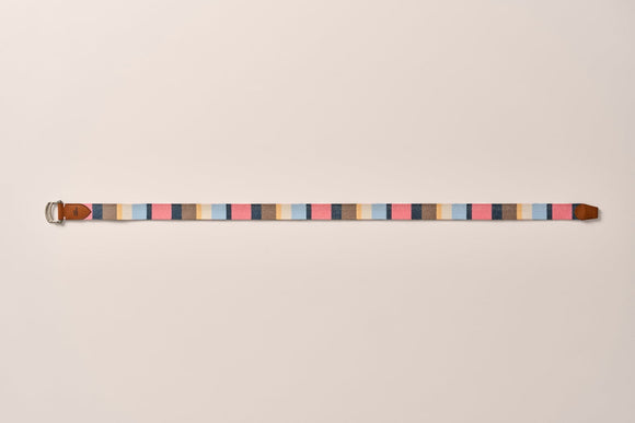 Johnnie-O Bowen Canvas Striped Belt