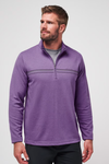 Travis Mathew Upgraded Striped Quarter-Zip Pullover