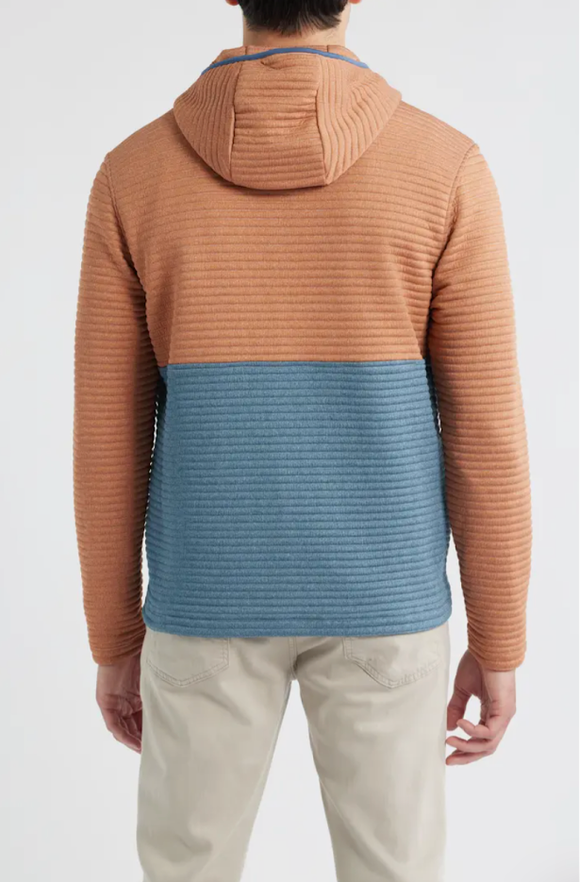 Johnnie-O Werner Rib Colorblock Hoodie