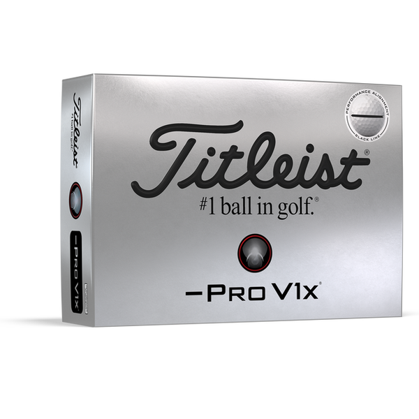 Titleist Pro V1x Left Dash Perfromance Alignment Dozen