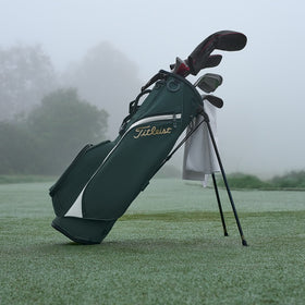Titleist Cutten Pine & Gold Tee Time Players S4 Stand Bag - 0