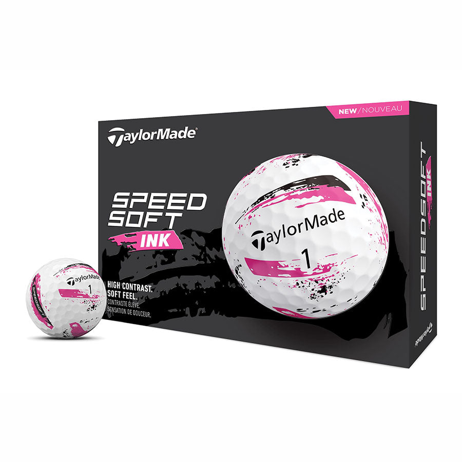 TaylorMade SPEED SOFT INK ピンク4ダース Taylormade SpeedSoft Ink Golf Balls | The Golf Shop at Cutten Fields