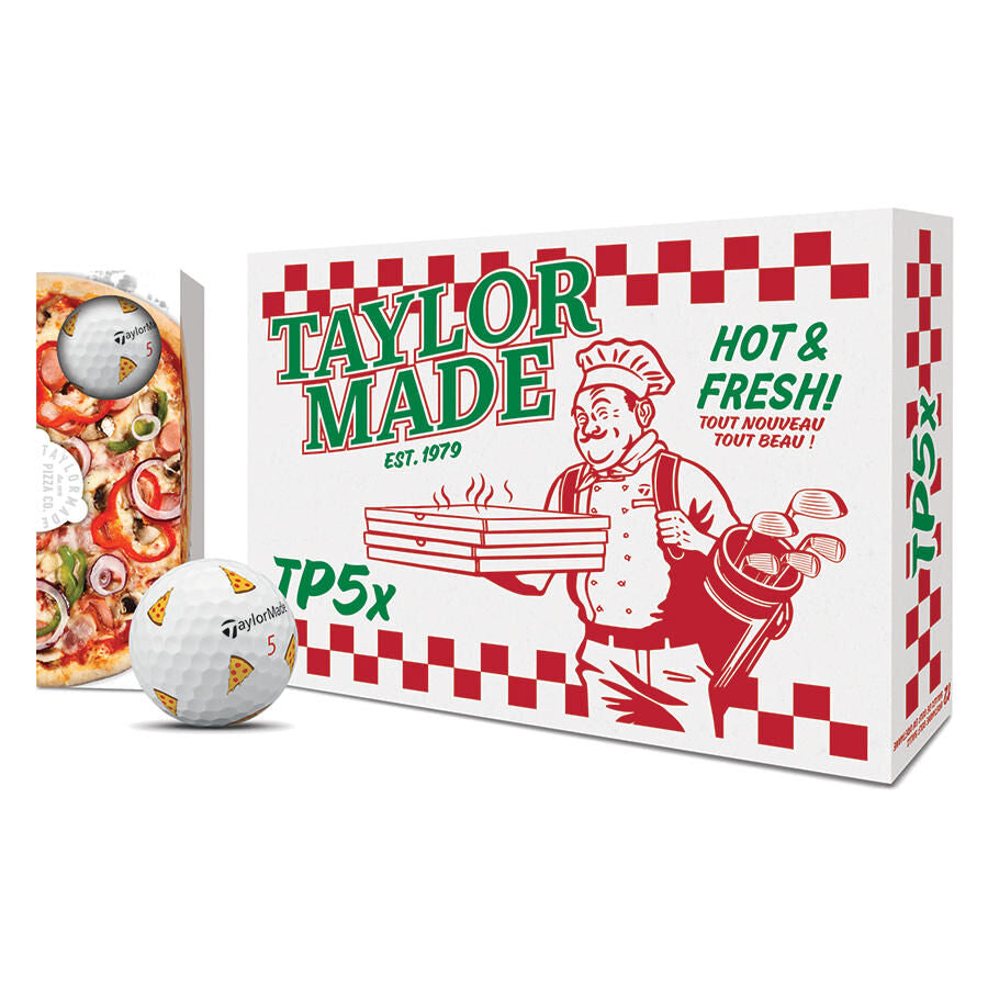 Taylormade Limited Edition TP5 Pizza Golf Balls - 0