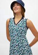 Rohnisch Essential Dress - Leo Blue/Green-3