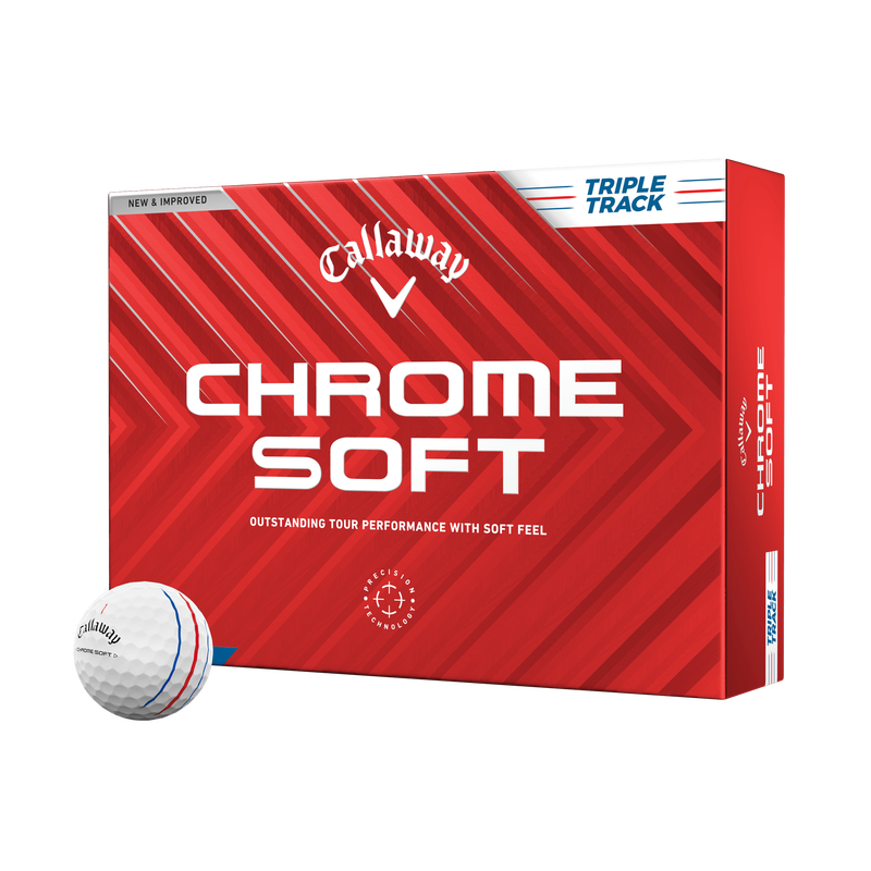 Callaway 2024 Chrome Soft Triple Track Golf Balls