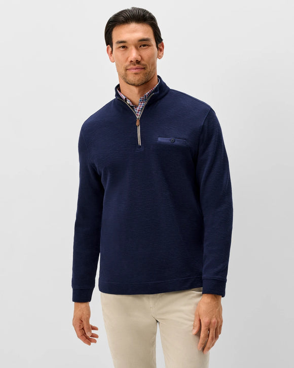 Johnnie-O Flame Stitch 1/4 Zip Pullover