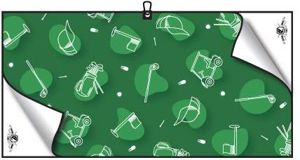 Par-Tee Series Caddie Cutten Crested Performance Towel