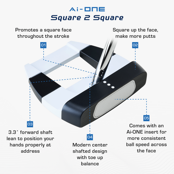 Odyssey Ai-ONE Square to Square #7 Putter