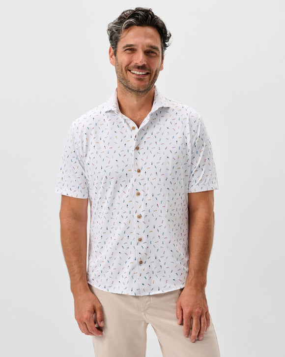 Johnnie-O Shortboard Short Sleeve Button Down