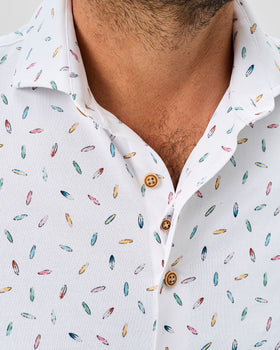 Johnnie-O Shortboard Short Sleeve Button Down - 0