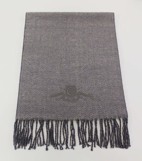 Kanata Herringbone Lambswool Scarf with Cutten Crest