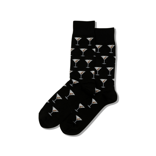 Men's Martini Socks - Black