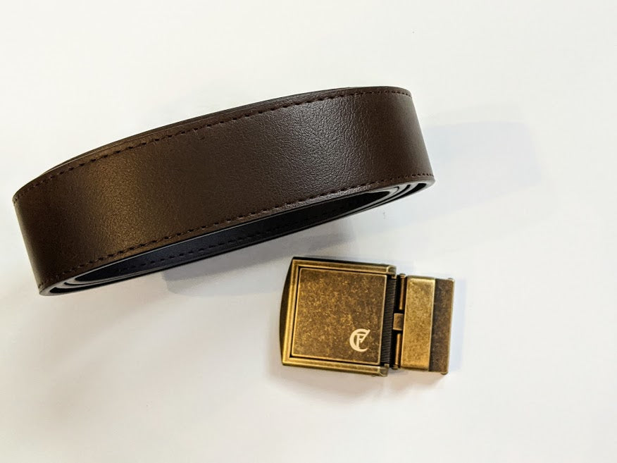 Wide Slide Belt With Cutten CF Etching - 0